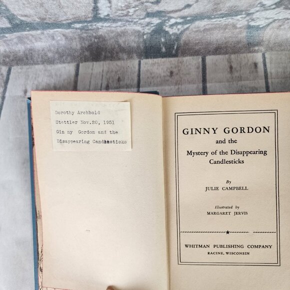 Ginny  Gordon Novels Set of 2 The Disappearing Candlesticks The Missing Heirloom - Picture 8 of 10
